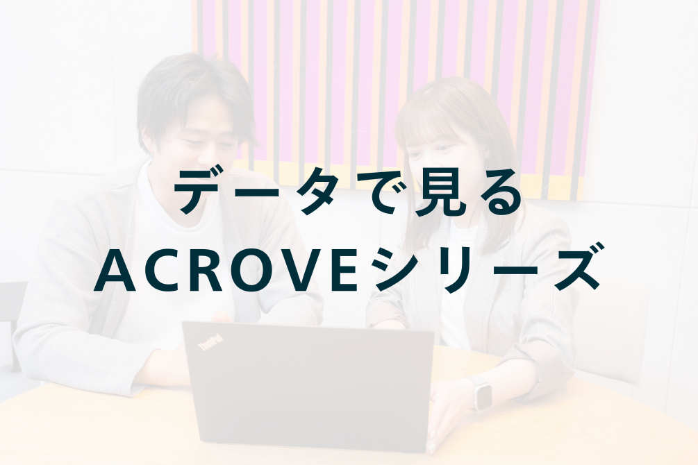 データで見るACROVEシリーズ