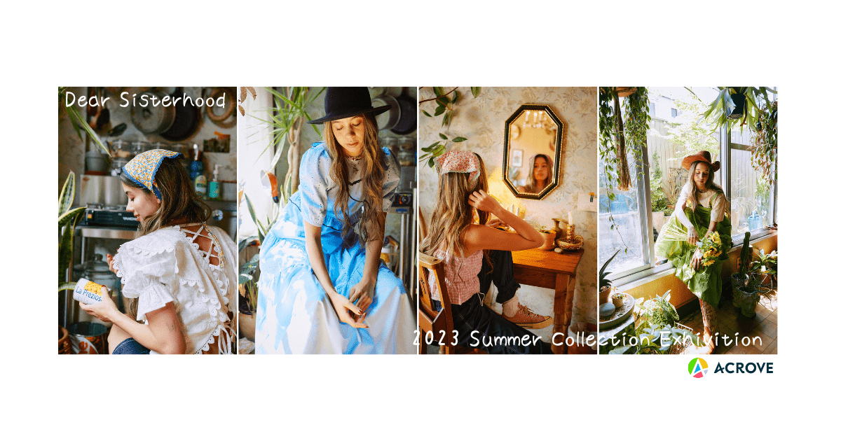 Dear Sisterhoodの今夏のコレクションは着心地抜群のハッピーなお洋服